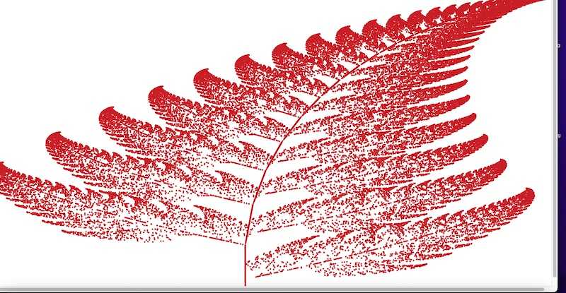 ES6 Barnsley Fern